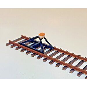 X5 HO Scale Railroad Buffer Stops – Track End Bumpers – Model Train Scenery 1:87